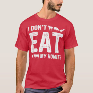 Camiseta Veganria Não Como as Minhas Casas Vegan Mês V
