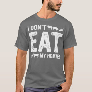 Camiseta Veganria Não Como Mês vegetariano do Mundo das Min