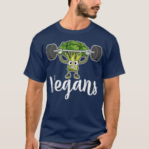 Camiseta Vegans Engraçados Brócolis Sobrevivendo Vegeta