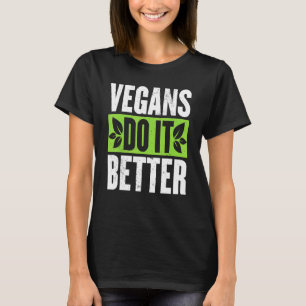 Camiseta Vegans fazem melhor Comida vegetariana dia vegetar