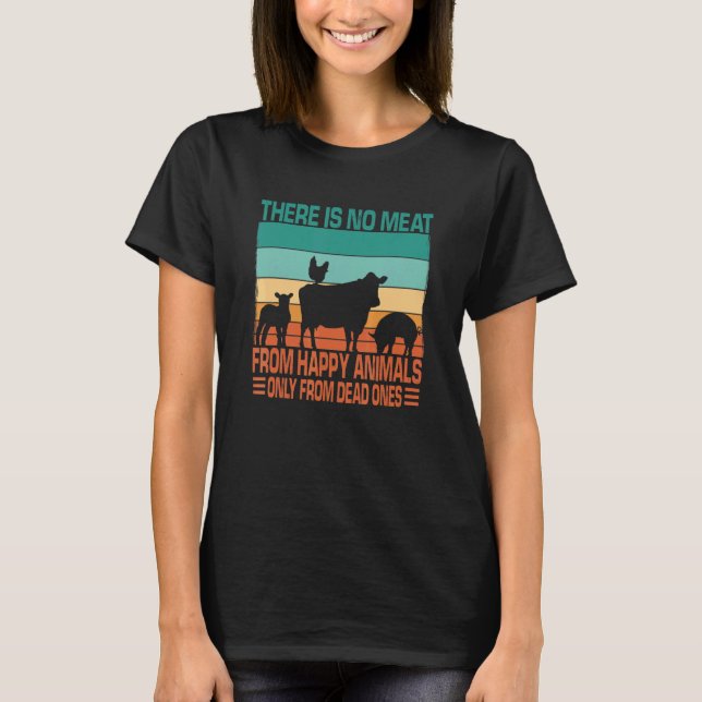 Camiseta Vegans Pro Animal Welfare Eco Animal Vegetarians (Frente)