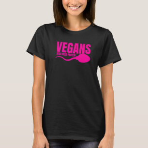 Camiseta Vegans Também Precisam De Proteína Adulta Vegetari