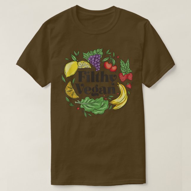Camiseta Vegão imundo e engraçado (Frente do Design)