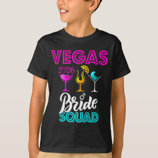 Camiseta Vegas Bride Squad 2026 Married in Vegas