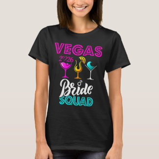 Camiseta Vegas Bride Squad 2026 Married in Vegas
