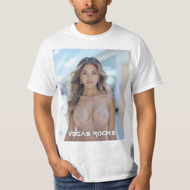 CAMISETA VEGAS ROCKS (Frente)