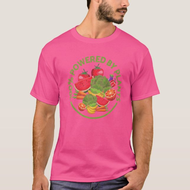 Camiseta Vegens vegetarianos com base em plantas vegetarian (Frente)