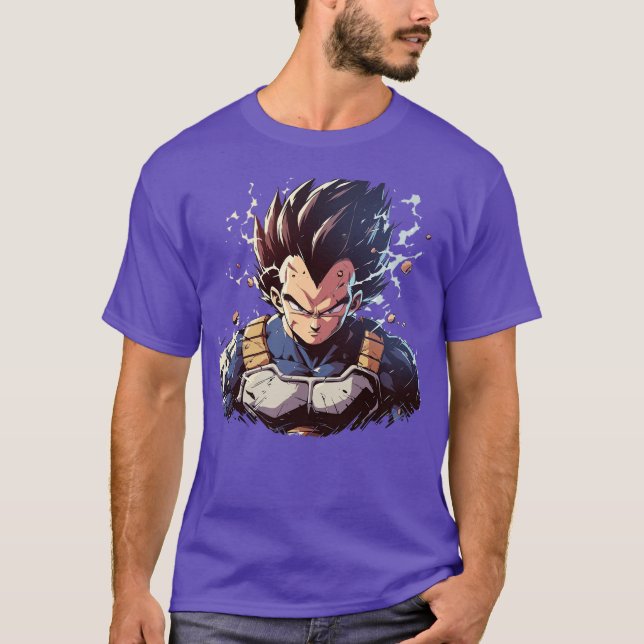 Camiseta vegeta style funny (Frente)