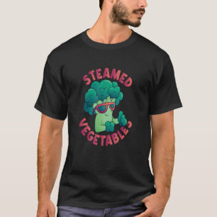 Camiseta Vegetais com vapor vegetais vegetais vegetais vege
