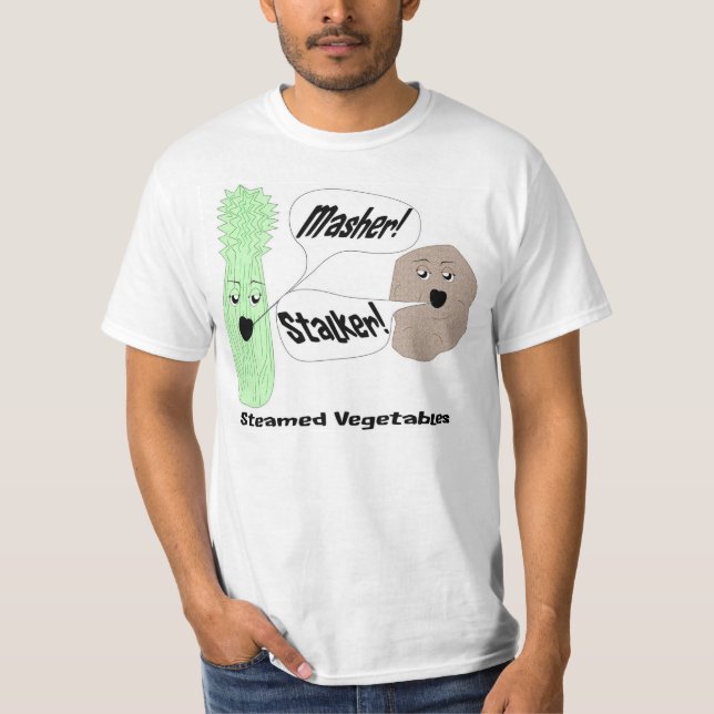 Camiseta Vegetais cozinhados (Frente)