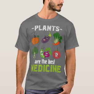 Camiseta Vegetais de Comidas Vegetais Medicina Veggies Vege