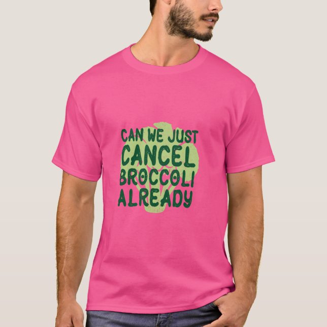 Camiseta Vegetais do ódio Cancelaram Comer Sapo Humor (Frente)