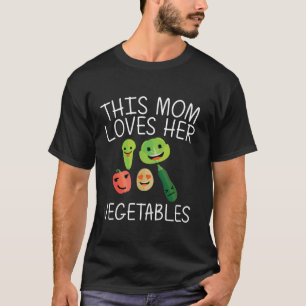 Camiseta Vegetais Engraçados Para Mamãe Fruta Jardim de Veg