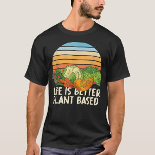 Camiseta Vegetais Herbivore Life É Melhor Baseado Em Planta