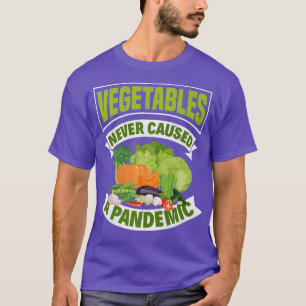 Camiseta Vegetais Nunca Causaram Vegetária Vegana Pandêmica
