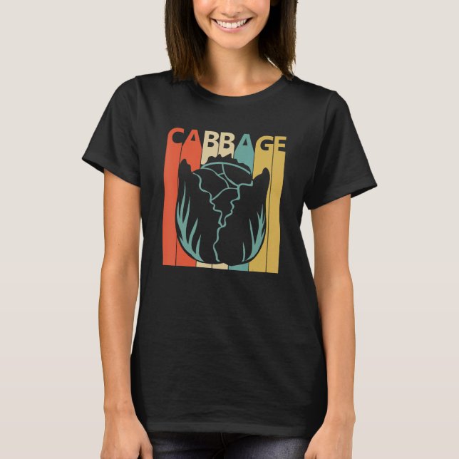 Camiseta Vegetal de repolho fresco (Frente)