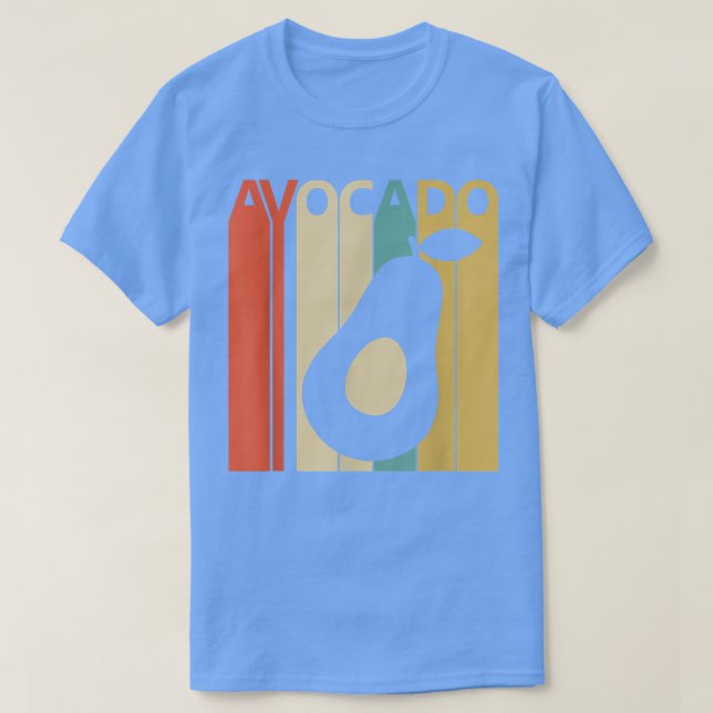 Camiseta Vegetal fresco do abacate (Frente do Design)