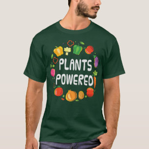 Camiseta Vegetal Powered Vegan Tee Plant-Based Vegetarian M