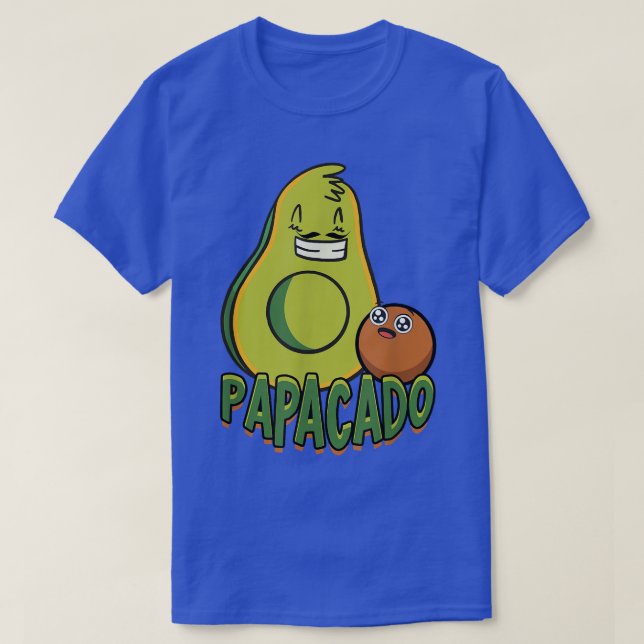 Camiseta Vegetal Verde à base de Pai de Papacado H (Frente do Design)