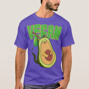 Camiseta vegetariana amante de os animais vegana do gato ab
