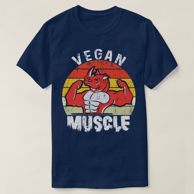 Camiseta Vegetariana muscular vegetariana veggie natural ve (Frente do Design)