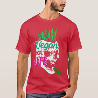 Camiseta Vegetarianismo Para A Vida Vegetal Vegetarianismo 