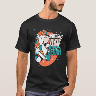 Camiseta Vegetarianismo Veganismo Veggie Planta Unicórnios