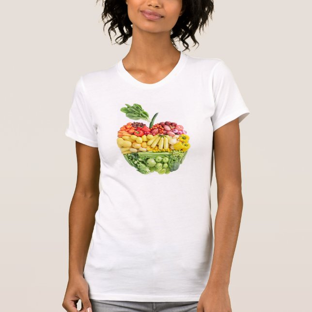 Camiseta Vegetariano Apple (Frente)