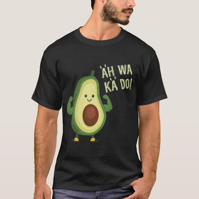 Camiseta Vegetariano Avocado Guacamole Bravo Gre Saudável (Frente)