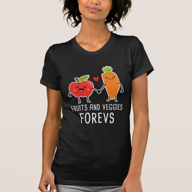 Camiseta Vegetariano da nutrição do Vegan de Forevs das (Frente)