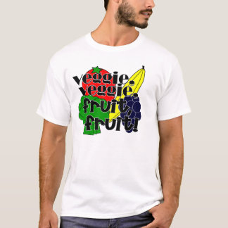 Camiseta Vegetariano do vegetariano, fruta da fruta!