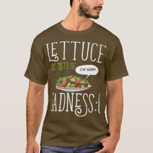 Camiseta Vegetariano I Comida vegetariana I alface o gosto 