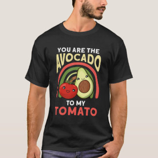 Camiseta Vegetariano Kawaii Você É O Avocado Para Meu Tomat