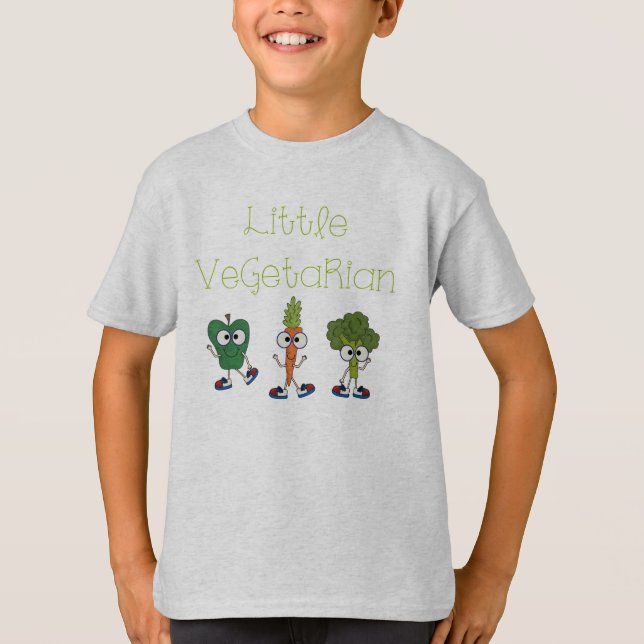 Camiseta Vegetariano pequeno (Frente)