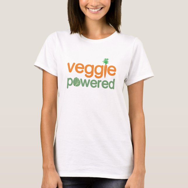 Camiseta Vegetariano psto vegetal do vegetariano (Frente)