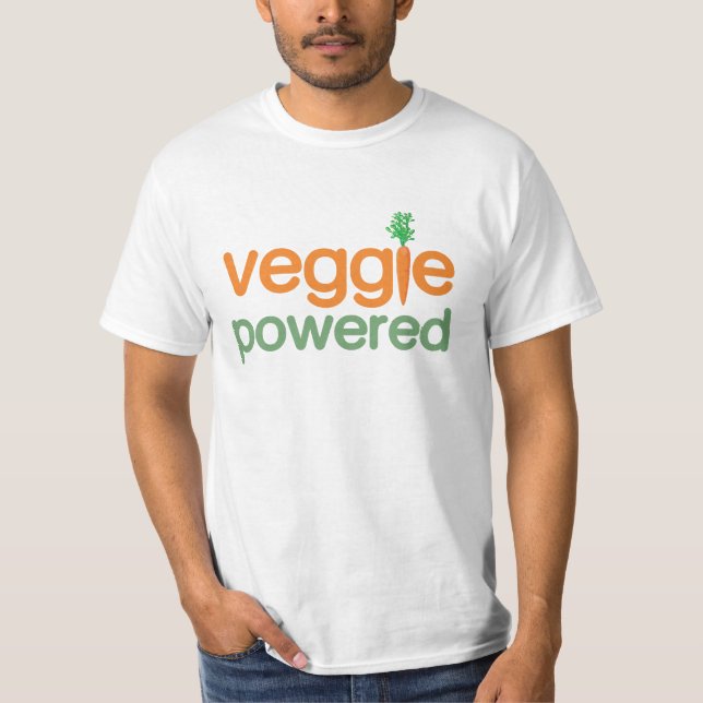 Camiseta Vegetariano psto vegetal do vegetariano (Frente)