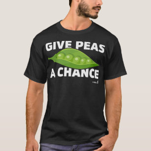 Camiseta Vegetariano T dá chance ao ervilha