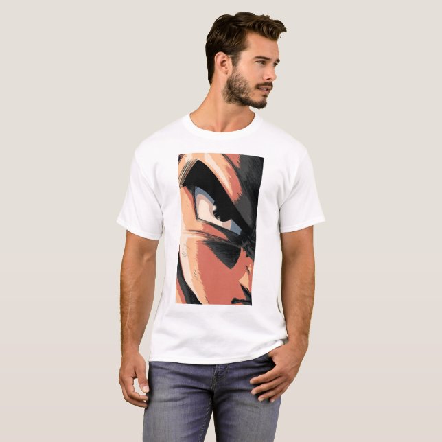 Camiseta Vegeta's Eye of Determination - Fierce Saiyan Clos (Frente Completa)