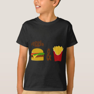 Camiseta Veggie Burger e Fries