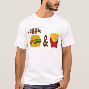 Camiseta Veggie Burger e Fries