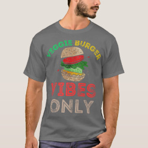 Camiseta Veggie Burger Vibes Apenas Vegetal De Cookout De C