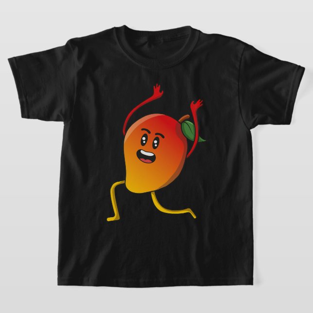 Camiseta Veggie power mango mango lassi engraçado mango man (Postura )