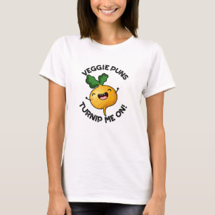 Camiseta Veggie Puns Me Nadando Com Um Engraçado Vegetal