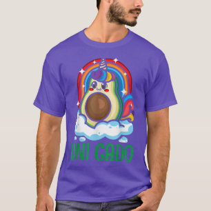 Camiseta Veggie Rainbow Vegan Unicorn Lover Avocado Unicorn