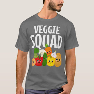 Camiseta Veggie Squad Vegetariano Vegetal Vegan Vegetariano