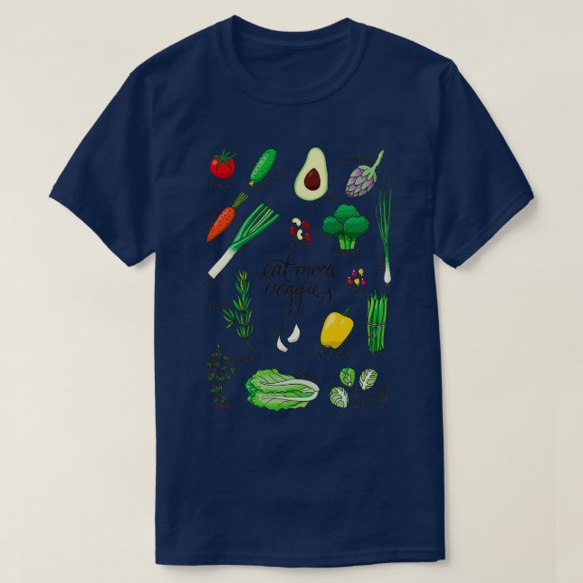 Camiseta Veggies (Frente do Design)