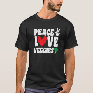 Camiseta Veggies de Amor à Paz Vegan