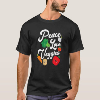 Camiseta Veggies de Paz e Amor