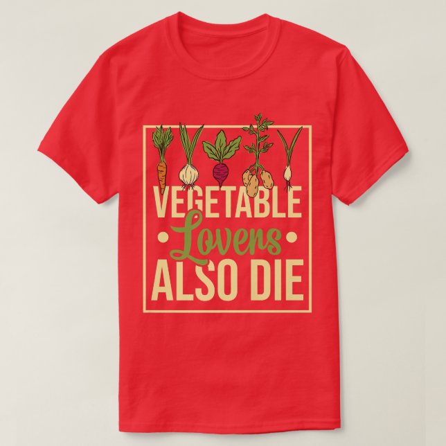 Camiseta Veggies Vegetables Garden Gardening Vegetarian Pla (Frente do Design)