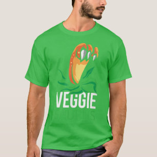 Camiseta Veggiesaurus Orud Vegan Vegetarian Dinosaur Lover